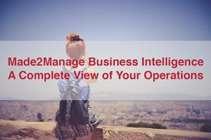 M2M Manufacturing Software and Business Intelligence
