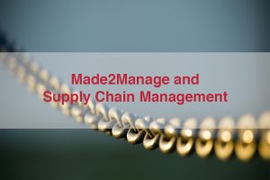 M2M Manufacturing Software and Supply Chain Management