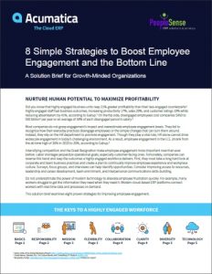 8 Simple Strategies to Boost Employee Engagement Solution Brief