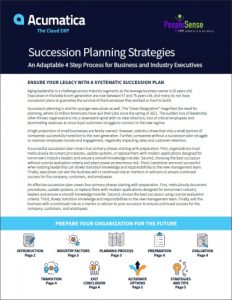 Succession Planning Strategies Solution Brief