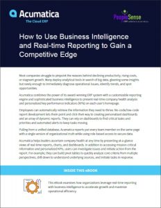 How to Use Business Intelligence and Real-time Reporting to Gain a Competitive Edge