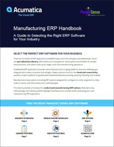 Manufacturing ERP Handbook